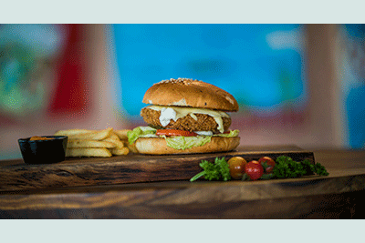 blue cheese burger